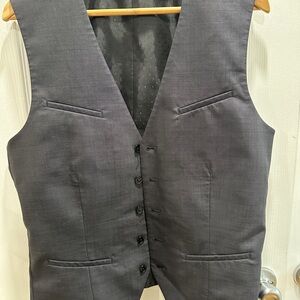 Express Charcoal Suit Vest